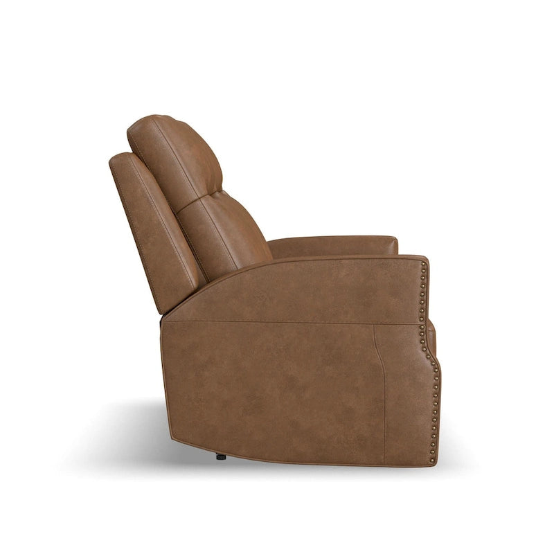 Causeuse inclinable électrique Cedar / Cinder avec appuie-têtes et soutien lombaire, 2 places