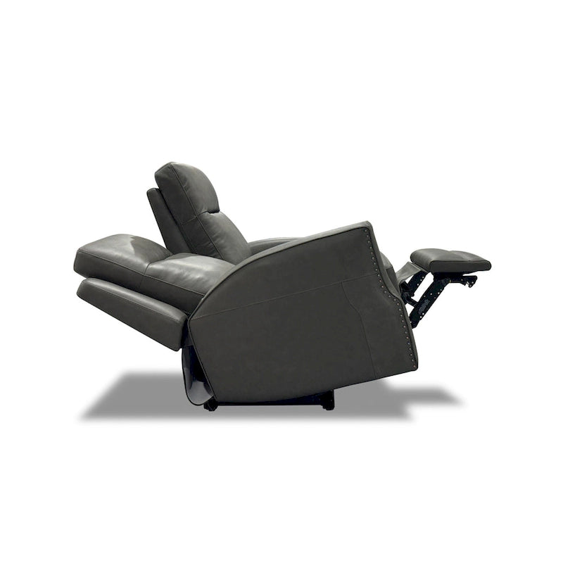 Causeuse inclinable électrique Cedar / Cinder avec appuie-têtes et soutien lombaire, 2 places