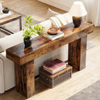 Console marron, style rustique, montage par 1 personne