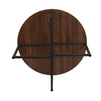 Table basse ronde stratifiée Ashwood / Chêne noir / Chêne côtier / Ardoise / Noyer / Blanche, simple