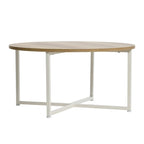 Table basse ronde stratifiée Ashwood / Chêne noir / Chêne côtier / Ardoise / Noyer / Blanche, simple