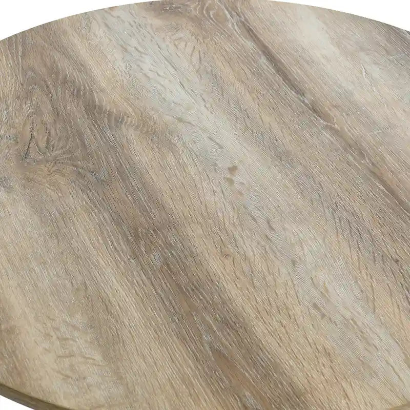 Table basse ronde stratifiée Ashwood / Chêne noir / Chêne côtier / Ardoise / Noyer / Blanche, simple
