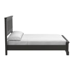 Ensemble de lit rustique à panneaux noirs – Lit simple / Queen / King, 1–2 personnes