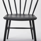 Chaise de salle à manger en métal noir, unitaire