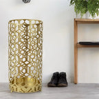 Support de Parapluie / Table d'appoint en Métal Champagne, Simple