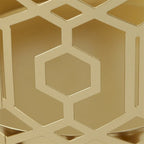 Support de Parapluie / Table d'appoint en Métal Champagne, Simple