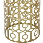 Support de Parapluie / Table d'appoint en Métal Champagne, Simple