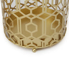 Support de Parapluie / Table d'appoint en Métal Champagne, Simple