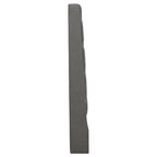 Tête de lit capitonnée en tissu gris – Grand lit / Très grand lit / Lit californien (1 pièce)